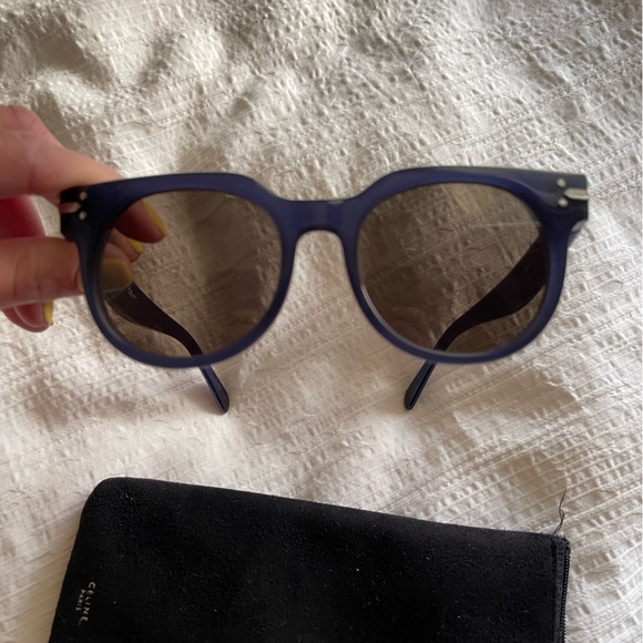 Navy Celine Sunglasses - Picture 6 of 6